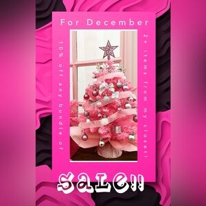 December sale!!!! 10% off any bundle of 2+ items!!!